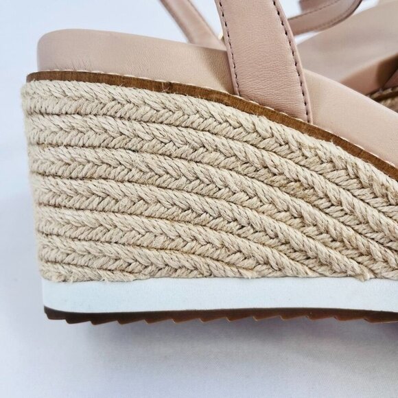 Linea Paolo Women's Verona Platform Wedge Sandal SIze 9.5 in Blush Comfort - Picture 8 of 14